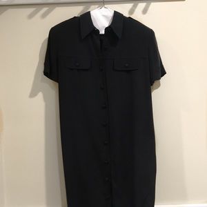 Black Collared Dress